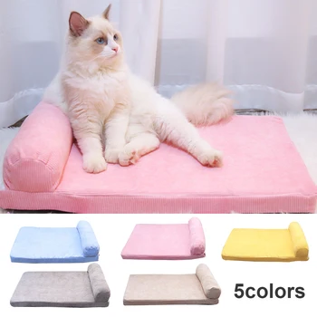 

Cat Bed Thick Comfortable Sofa For Pet Puppy Cat Sleeping Bed Removable And Washable Dog Beds For Small Dogs Cat Sleeping Bed