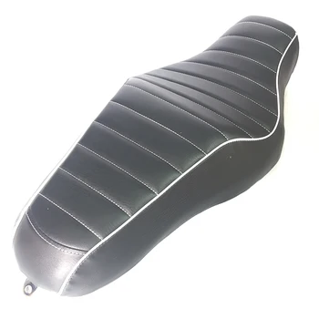 

For Sportster 1200 Gustom XL1200C 2004-2006, 2010-2016 Motorcycle Stripe Saddle Driver Seats Front Rear Passenger Seats Cushion