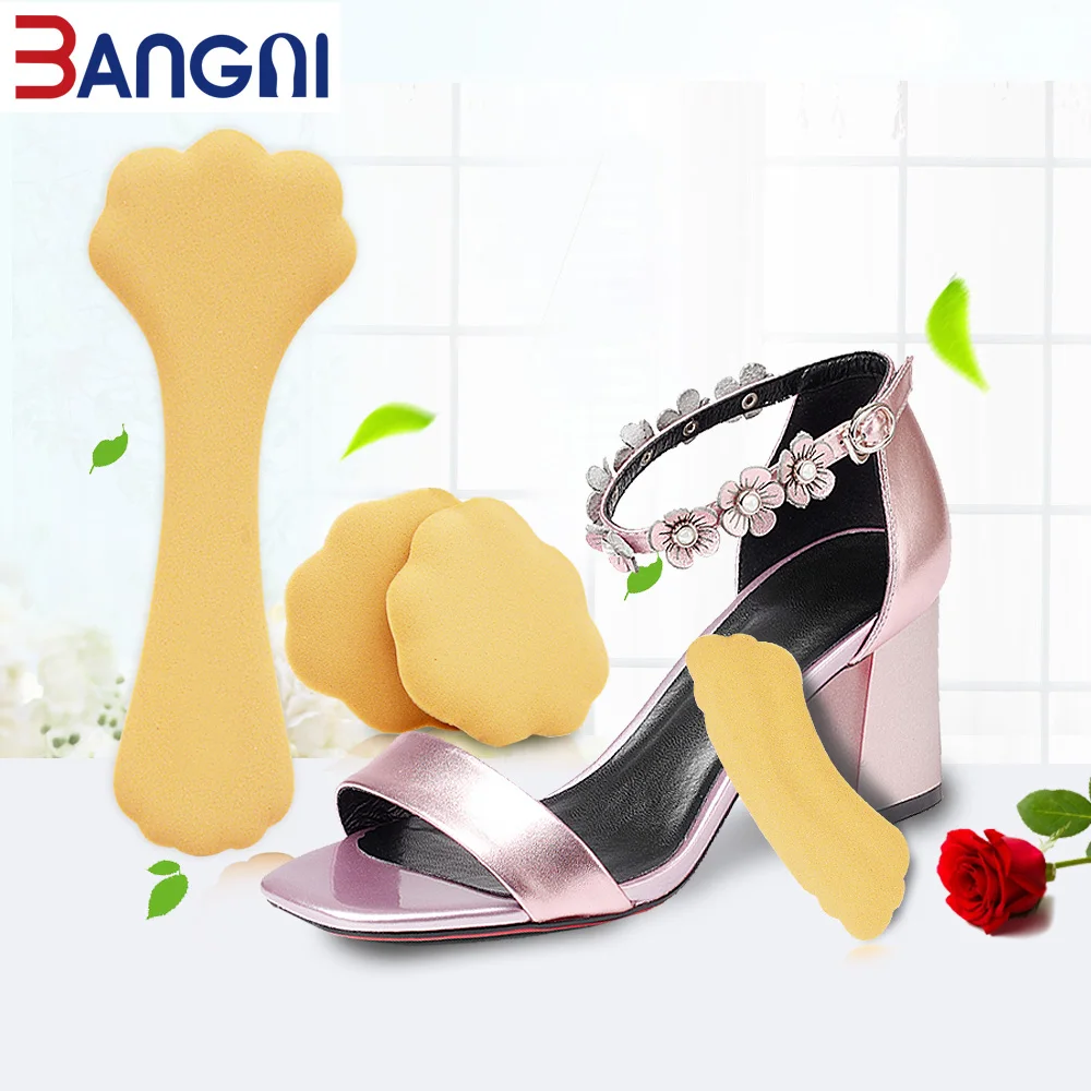 

3ANGNI Poron High Heel Women Shoes Non slip Ball Of Foot Cushion Foot Heel Protector 3/4 Pressure Relife Comfortable Insoles