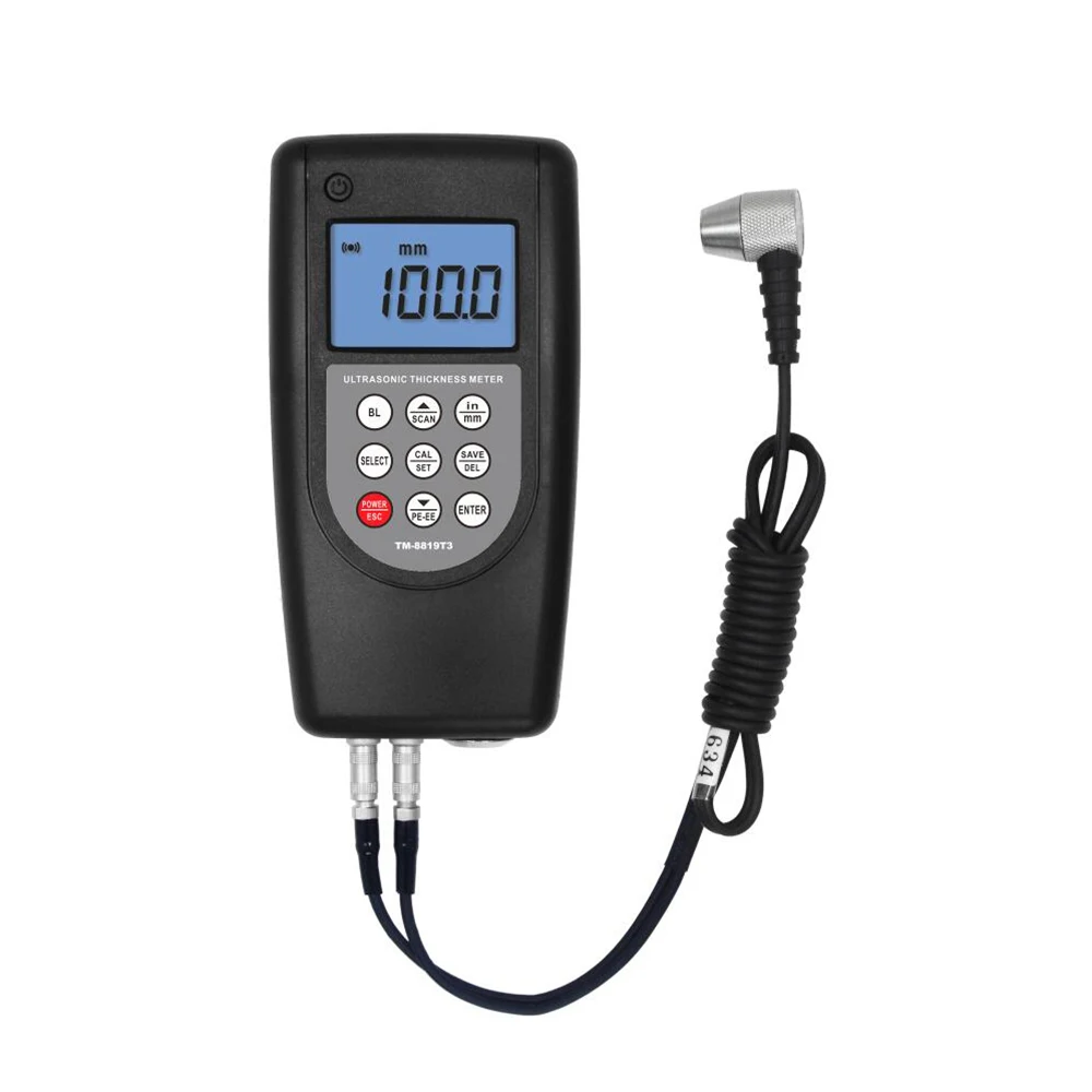 

LANDTEK TM-8819-T3 Mul-ti Mode Ultrasonic Thickness Gauge,USB/RS-232 Data Output to Connect with PC,Bluetooth Data Output.