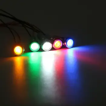 

Ships Indicator Light Car 6mm Kit Dash Panel Warning Lamp Super bright