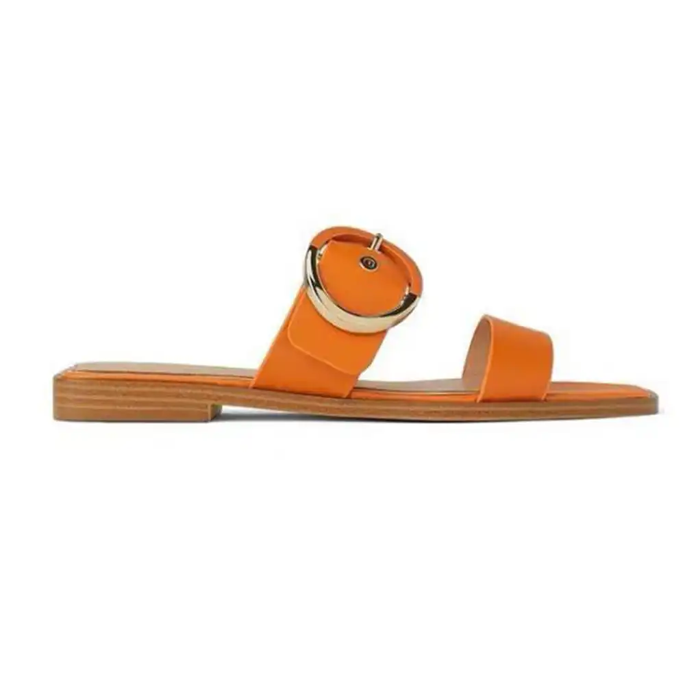 leather belt slippers