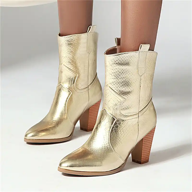 high heeled cowgirl boots