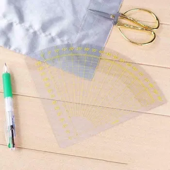 

Tailor Sewing Tool Quilting Patchworks Scrapbook Fan Foot Ruler DIY Tool H-best