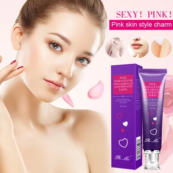 

Women Girls Pink Essence Delicate Cream Private Part Underarm Intimate Dark Nipple Bleaching Skin Care Whitening Cream
