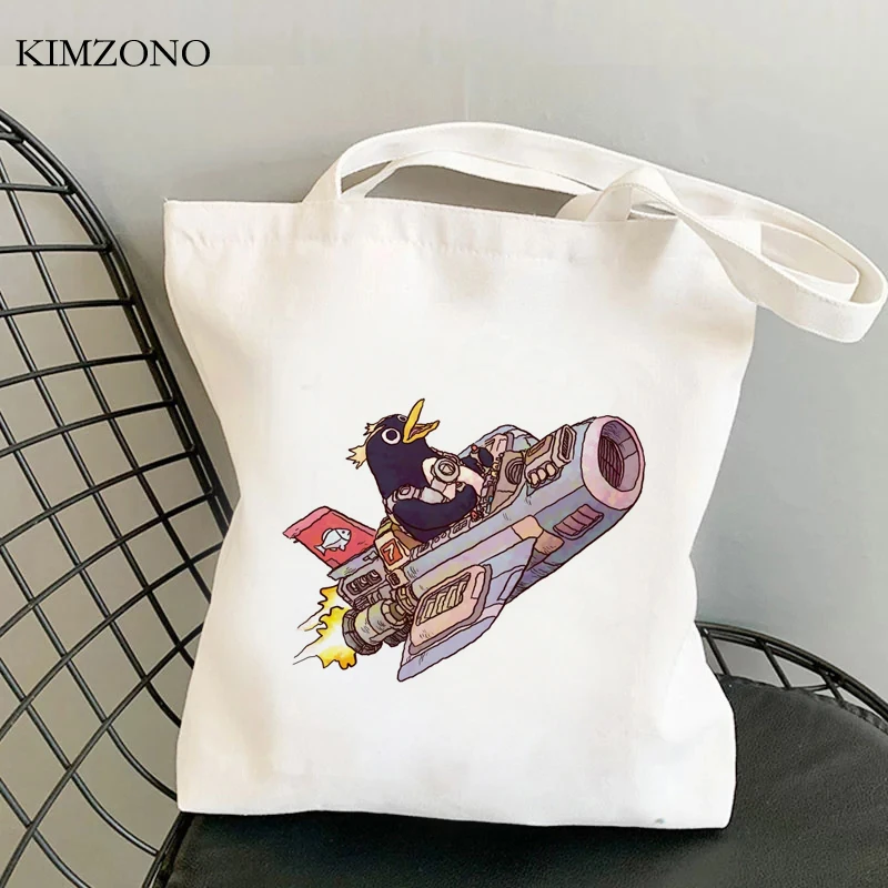 Penguin shopping bag bolsas de tela shopper canvas shopper handbag eco bag jute sacola tote string sacolas shopping bag tote bags canvas bag canvas bags