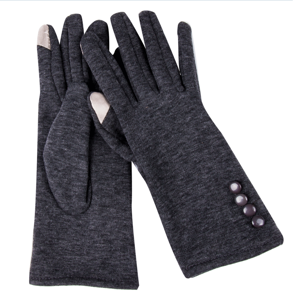 Модные повседневные женские теплоизоляционные зимние теплые перчатки с сенсорным экраном для смартфона