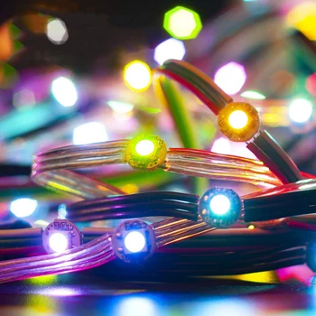 

50pcs/100pcs WS2812B Pre-soldered on Heatsink 5050 RGB Addressable LED Module Strip Light WS2812 IC DC5V Pixel LED Module String