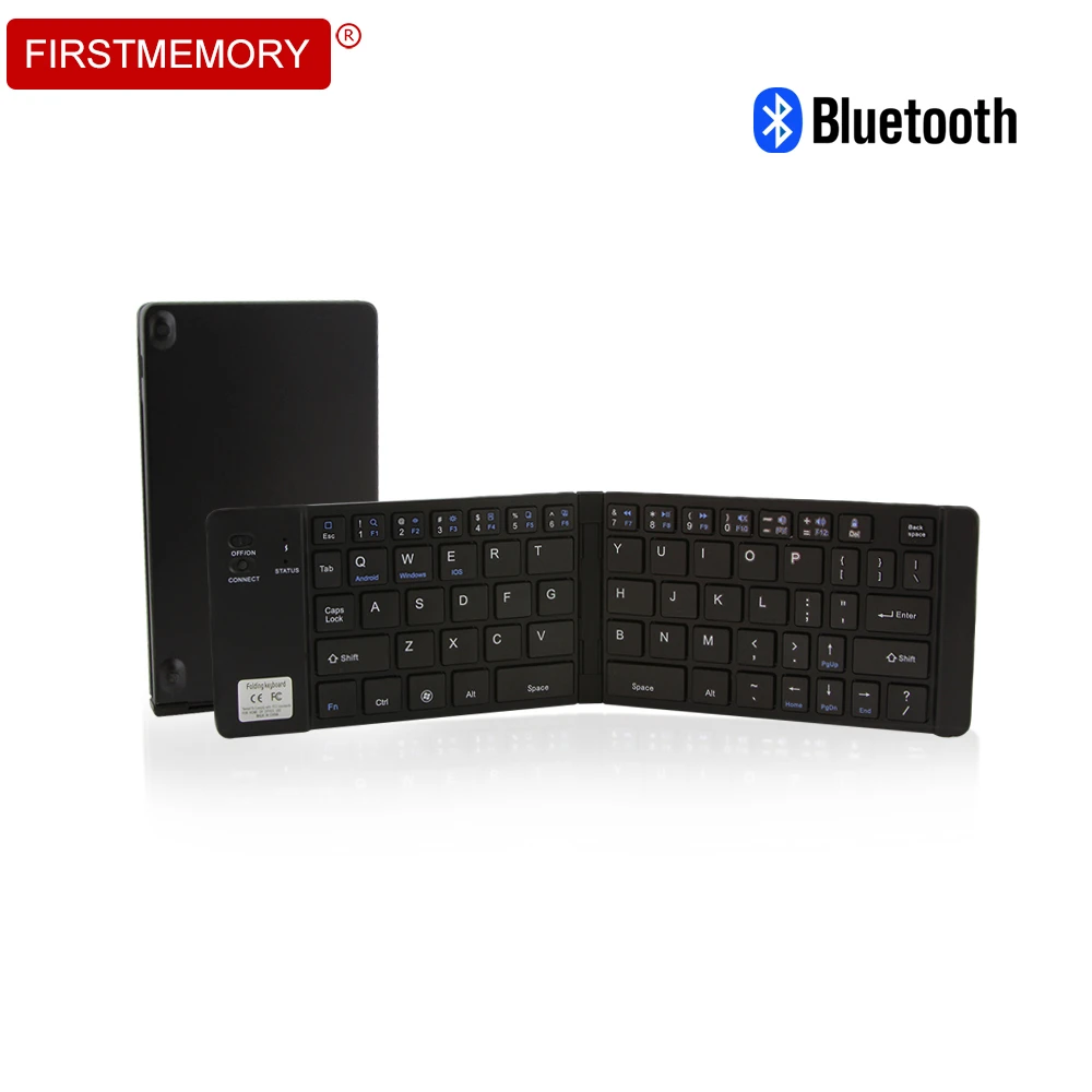 Bluetooth игровая клавиатура Беспроводная складная компьютерная портативная мини 66