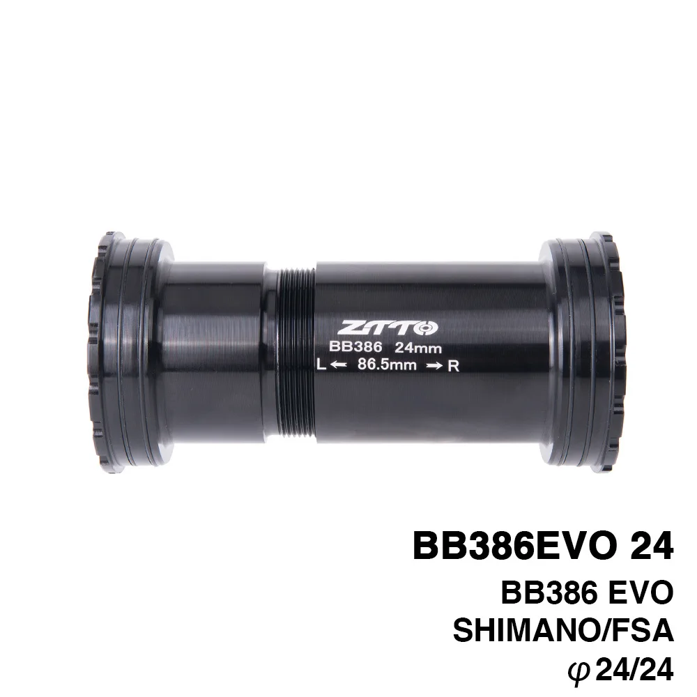 ZTTO BB386 EVO 24 адаптер велосипедный пресс подходят нижние кронштейны крепления оси для MTB Запчасти для горного и дорожного велосипеда 24 мм шатун цепи