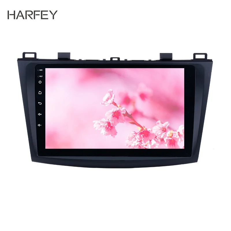 Harfey 9 дюймов 2 Din Android 8,1 bluetooth автомобильное радио для 2009-2012 MAZDA 3 GPS; Мультимедийный проигрыватель 3g Wifi головное устройство авто стерео