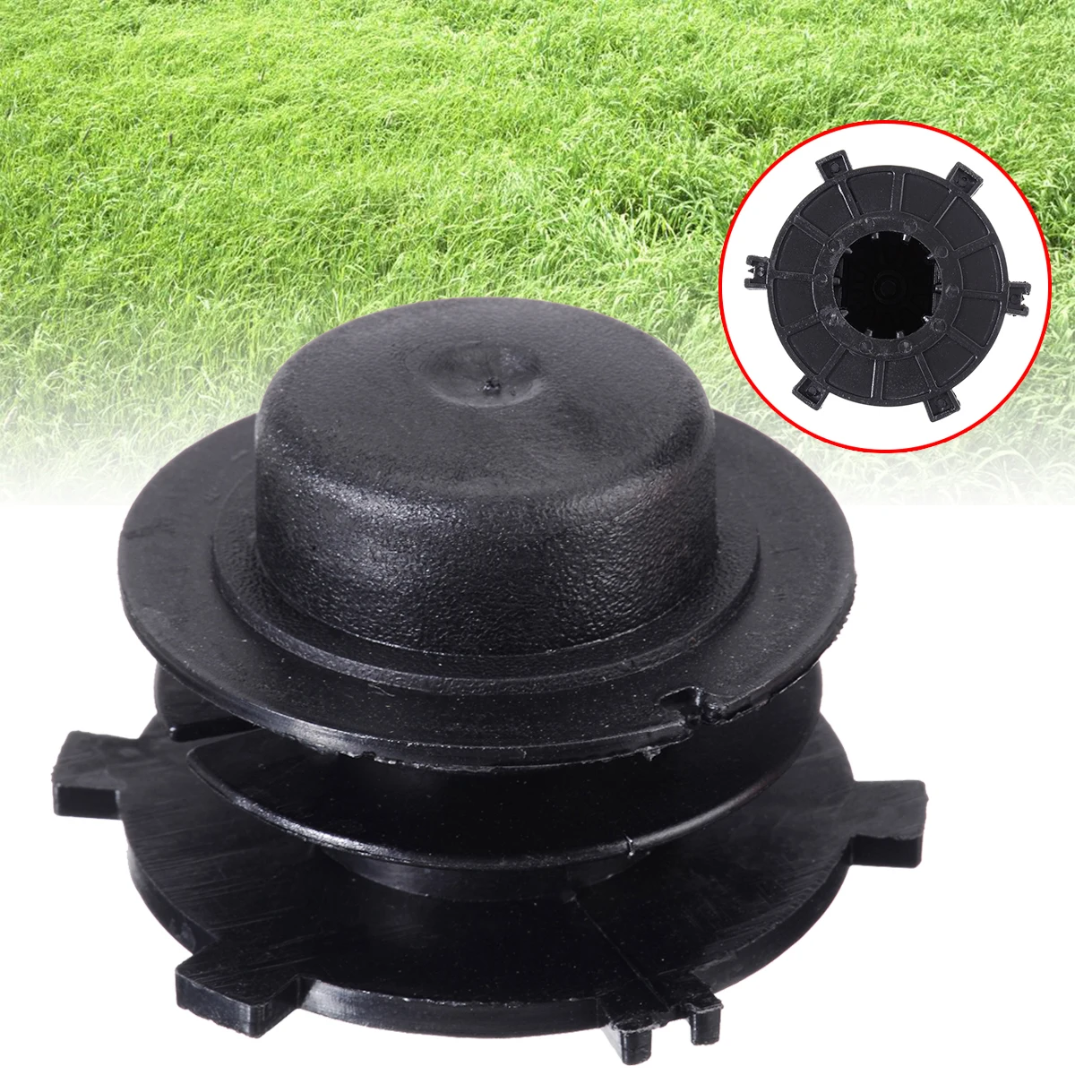 

Mayitr String Trimmer Head Spool Lawn Mower Trimmer Head Spool For 25-2 Replace 4002-713-3017 Grass Cutter Parts