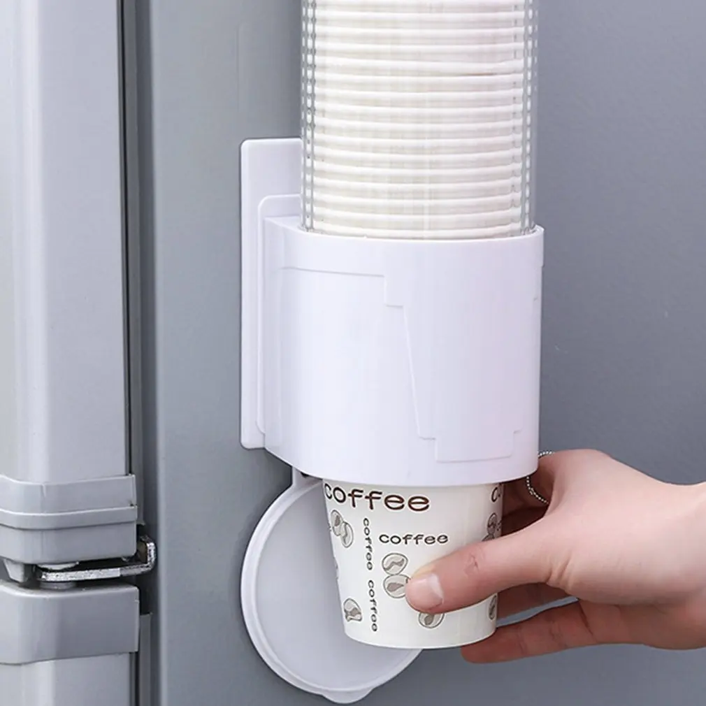 Disposable Cups Water Dispensers Wall-mounted Plastic Dispensers Cup Holders Trays Automatic Cupping Tools