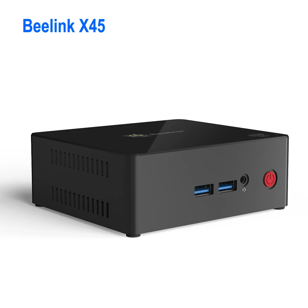 Мини ПК X45 WIN10 intel gemini lake Celeron J4105 четырехъядерный 2 5 ГГц 8 ГБ ОЗУ 128 ГБ/256 ГБ/512 Гб SSD