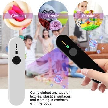 

Portable LED Disinfection Lamp Handheld Germicidal UVC Sterilizer Light USB Uv Sterilization Lamp Germicidal Lights