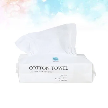 

100pcs Disposable Face Towel Portable Cotton Handy Cleaning Towel Facial Tissue Makeup Remover Towel for Home Travel
