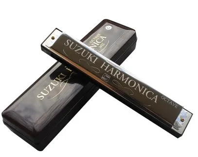

Suzuki SU-24 Octave 24 Hole Accent Harmonica Import High Grade Profession Adult