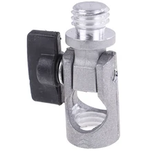 In Lega di alluminio 5/8 Angolo Treppiedi Rotary Laser Livelli Doppia Regolazione Pendenza Staffa di Sollevamento Asta 60x40mm