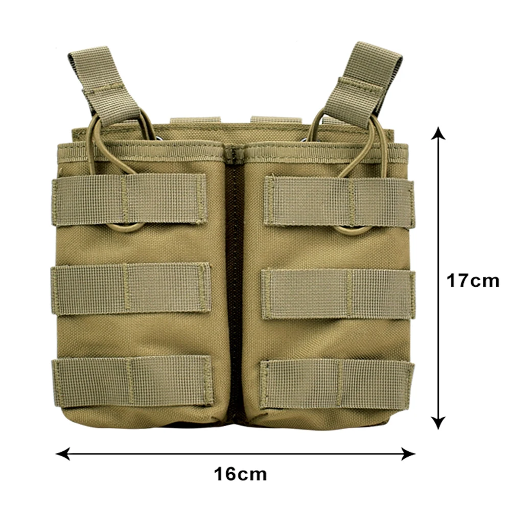 ActionUnion Тактический Подсумок 1000D нейлон двойной 5,56 Molle Camo быстро маг сумки клип сумка военная армия страйкбол охота