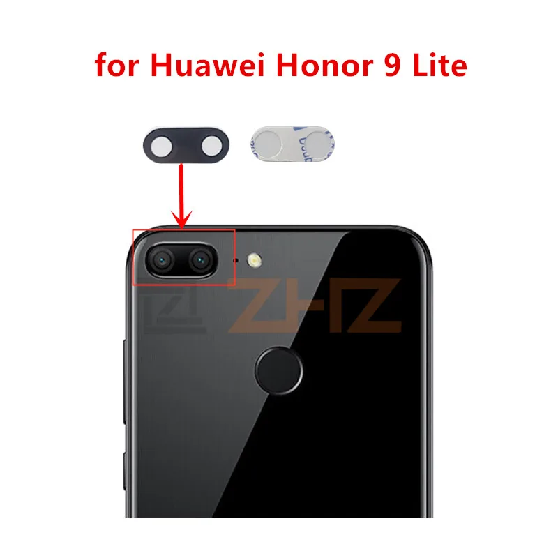 

2pcs for huawei honor 9 lite Camera Glass Lens Back Rear Camera Glass Lens with Glue Replacement Repair Spare Parts