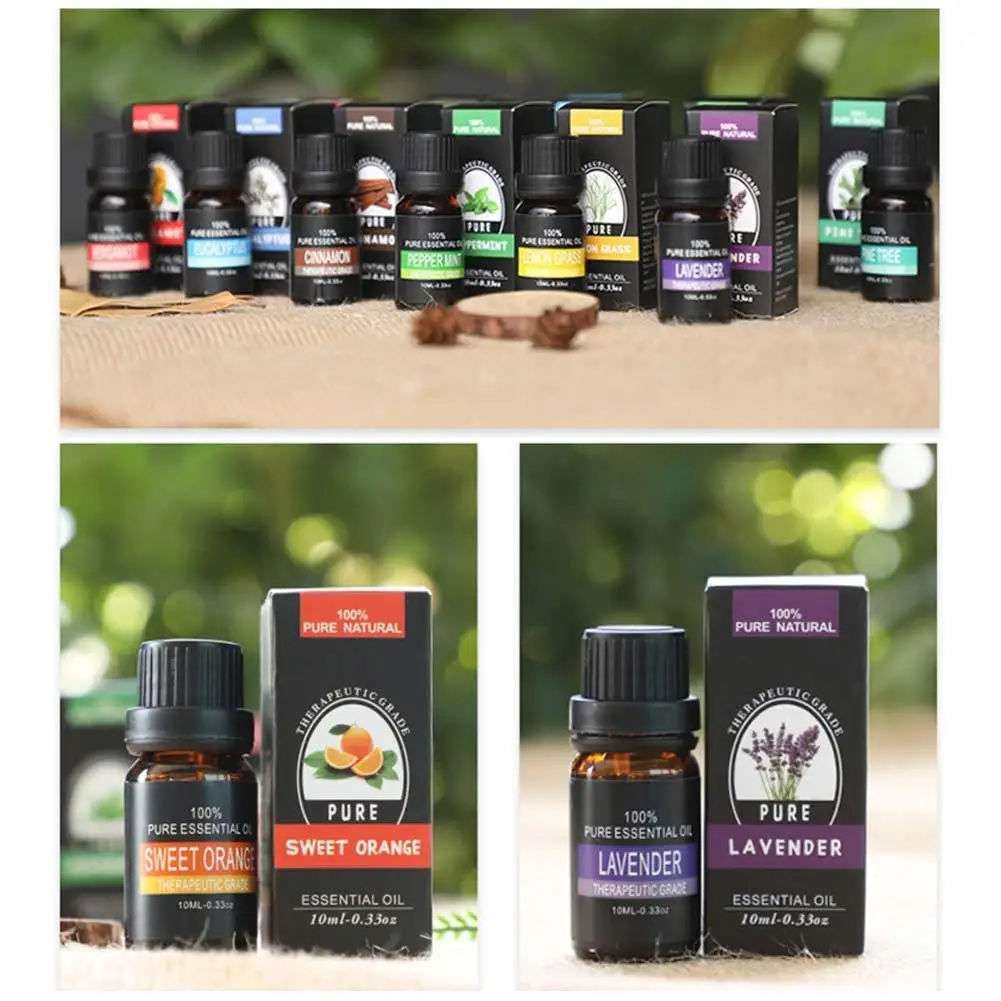 10 мл для массажа натуральные эфирные масла снятия стресса массаж тела отдохнуть