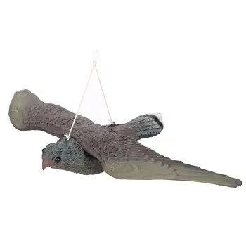 

Decor Outdoors Eagle Decoy Hunting Decoy Scarecrow PE Grey Target Trap Fake Bird Hunting Pest Garden Creative Tree