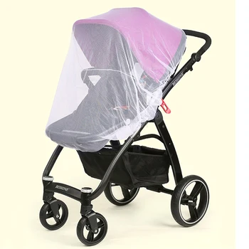 

Infant Safe Protection For Baby Prams Stroller Cover Summer Mesh Fly Insect Newborn Buggy Breathable Midge Mosquito Net