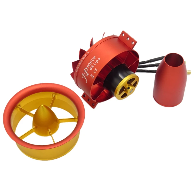 90 мм 4250 1750KV 6S канальный вентилятор с бесщеточным двигателем для RC EDF Jet AirPlane