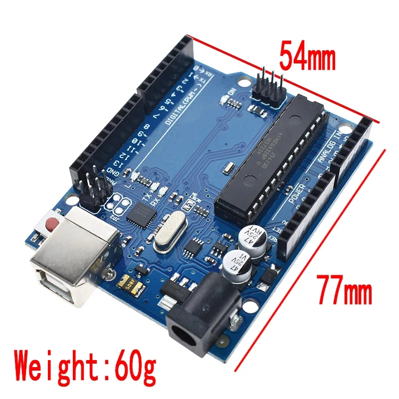 Умная электроника WAVGAT UNO R3 MEGA328P ATMEGA16U2 макетная плата без кабеля USB стартовый
