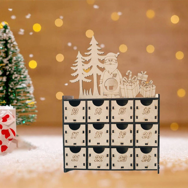 Reusable Advent Calendar 24 Drawers Christmas for Kids Gifts - AliExpress