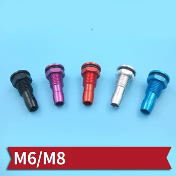 

4PCS Aluminum Alloy M6 M8 Water Nozzle Metal Drain Nozzles Water Cooling Nipple Faucet Mini Water Mouth for RC Jet Boats Parts