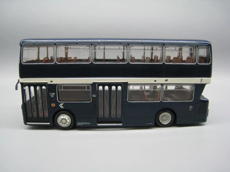  rare Special Offer 1/76 London Bus Dark Blue Double deck bus model Alloy Collection Model
