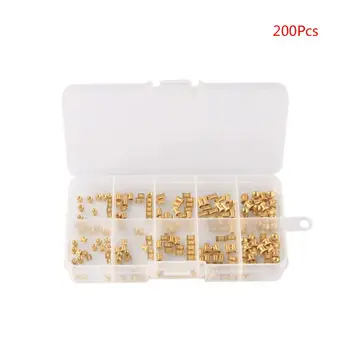 

200/500PCS M2x3/4/5/6 M2.5x3/4/5/6 M3x4/5 Injection Nut Copper Insert Knurl Nut