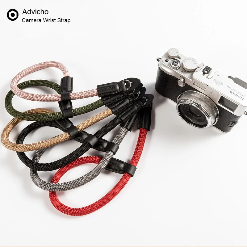 Ручной работы нейлон цифровой камеры ремешок рукоятка для Fujifilm Canon Nikon sony Polaroid Pentax Panasonic ремень камеры