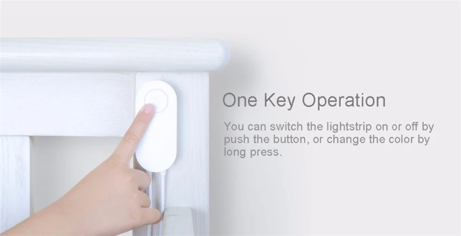 XiaoMi Yee светильник RGB светодиодный 2 м умный светильник полоса умный дом для Mi Thuis приложение WiFi Werkt met Alexa Google