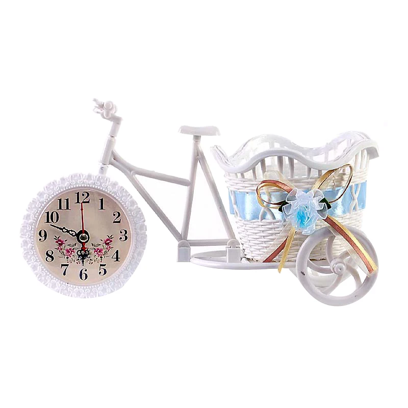 

Flower Basket with Clock Wicker for Flower Vase and Gift Decoration Storage Home Decoration