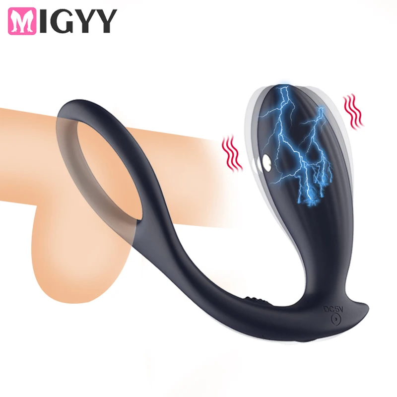 Vibrador de próstata e anal plug à prova de água_voghion.com
