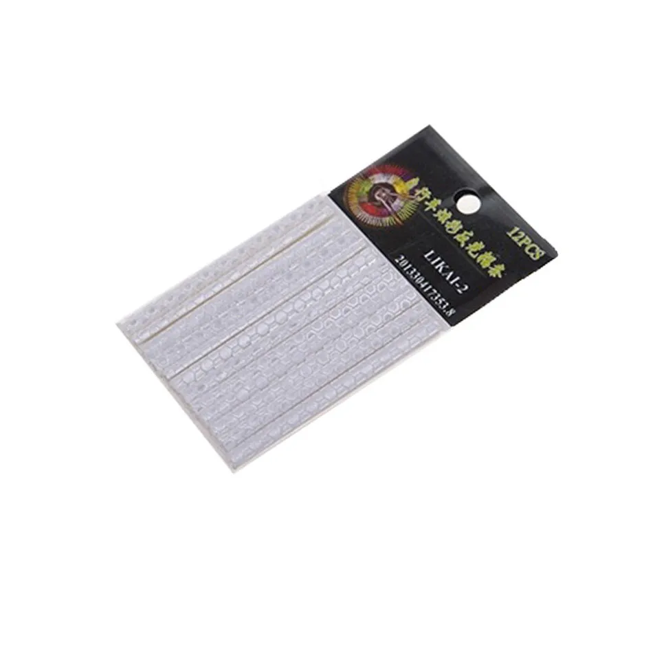 Clearance 12 Pcs Bicycle Light Rim Radio Clip Light Tube Safety Warning Light Strip Safety Cycling Reflective Reflector Bike Accessories 10