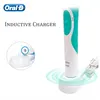 Электрическая зубная щетка Oral B Vitality, перезаряжаемая, 2D вращающаяся, Глубокая чистка, сменная щетка, гигиеническая, Электронная зубная щетка ► Фото 3/5