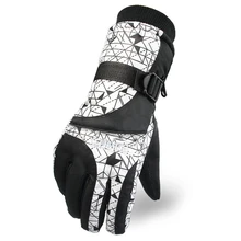 Лыжные перчатки для мужчин и женщин, ветрозащитные водонепроницаемые теплые зимние перчатки для катания на лыжах, мотоцикле, лыжах, сноуборде, снегоходные перчатки