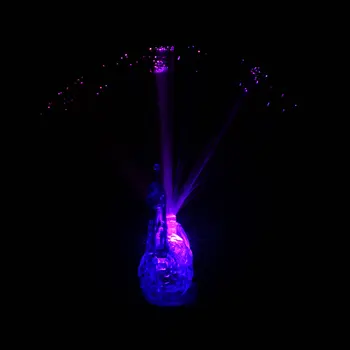 

LED Luminous Peacock Peafowl Finger Ring Party Props Christmas Gifts For Kids*