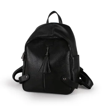 

2020 new leather female bag first layer cowhide lychee backpack shoulder bag trend ladies shoulder bag