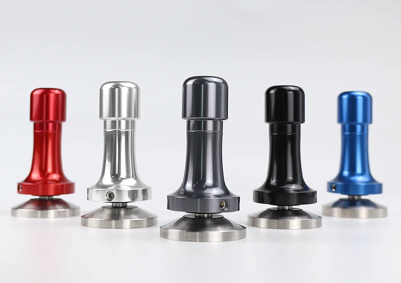 51mm/53mm/54mm/57mm/58mm/58.5mm Constant Pressure Coffee Tamper Elasticity Adjustable Powder Hammer Coffee Accessories Barista