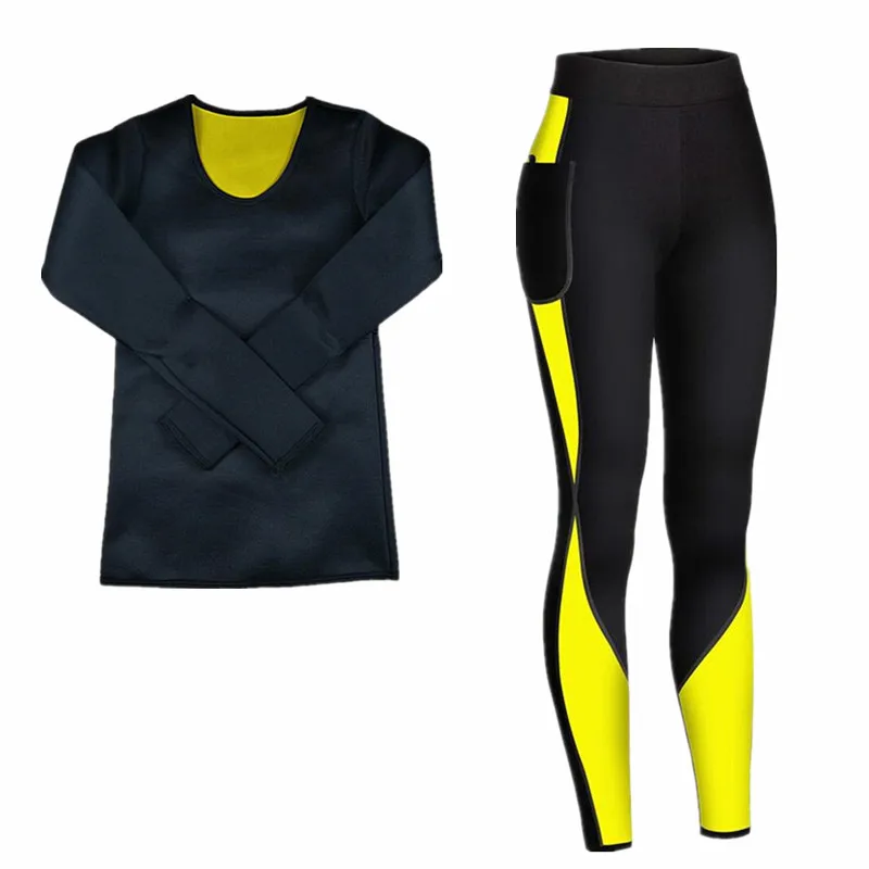 

Women New Thermal Underwear Sets Shapers Compression Neoprene Pants Sweat Quick Drying Thermo Underwear Girl Clothing Long Johns