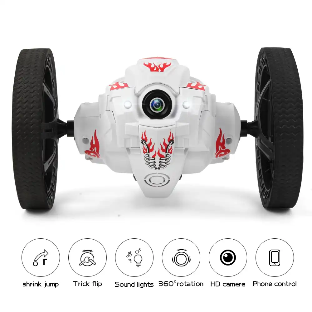 Rcバウンス車2 4グラムジャンプ車なしカメラまたはwifiカメラ2 0mp柔軟なホイール回転rcロボット車 ラジコンカー Aliexpress