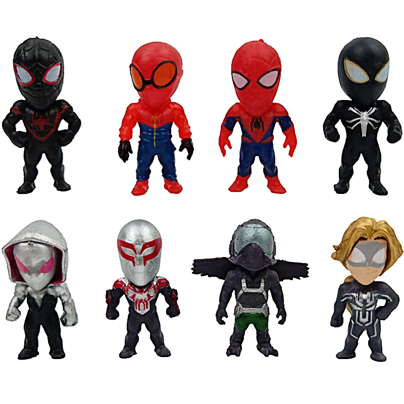 8 шт. ПВХ мини модель funko pop Человек-паук, Зеленый Гоблин доктор Осьминог Веном Carnage фигурки аниме игрушечные куклы
