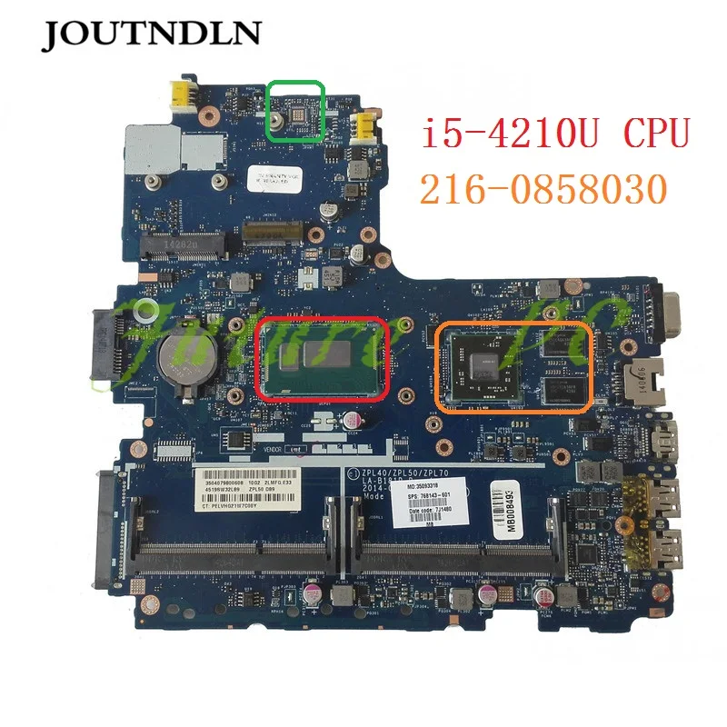 JOUTNDLN для hp ProBook 450 G2 Материнская плата ноутбука 768143-001 768143-501 768143-601 LA-B181P i5-4210U cpu 216-0858030 тестовая работа