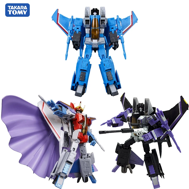TAKARA TOMY трансформация 25 см KO MP11 Starscream MP11T Thundercracker MP11SW Skywarp Автоботы автомобиль
