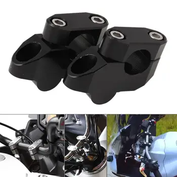 

2Pcs 22mm Aluminum Motorcycles Heightening Handlebars for Honda Grom MSX125 CRF250L Kawasaki KLR650 Z125 Suzuki DRZ 400 S Yamaha