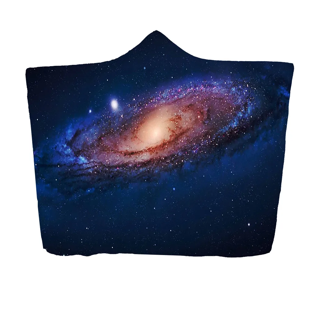 Nebula Universe hoodie blanket Air Conditioner Cover Blanket Velvet Plush Thin Quilt Sofa/bed/plane Travel Bedding Dropshipping